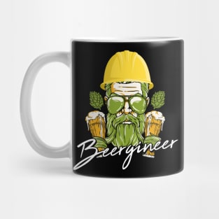 Gift for Beer Brewer Beergineer Craft Beer Hops Homebrewing Mug
